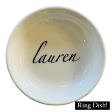 Load image into Gallery viewer, Personalized Ring, Trinket, Vitamin Dish