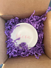 Load image into Gallery viewer, Personalized Ring, Trinket, Vitamin Dish